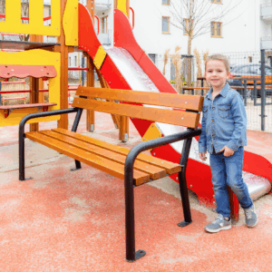 Ławka ogrodowa Cymes 120 (kasztan)