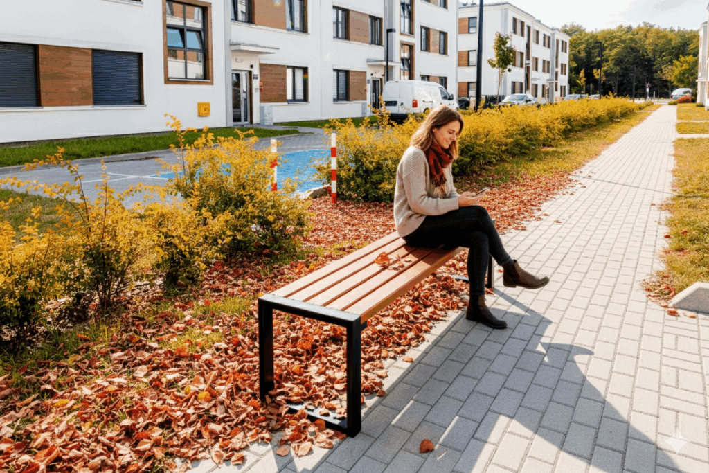 Ławka ogrodowa Wyborna 182 (kasztan)