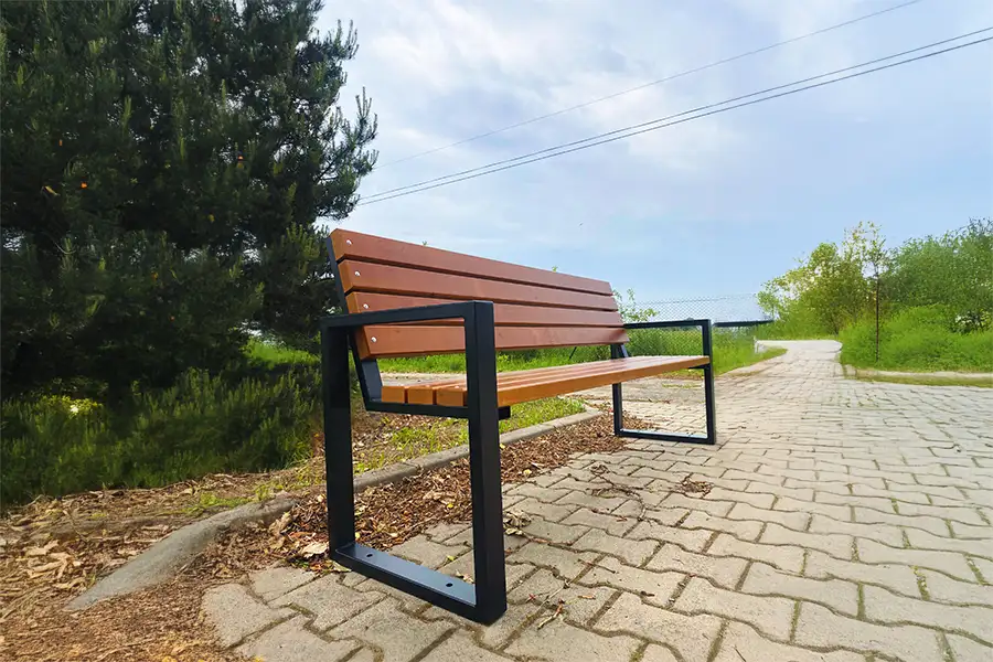 Ławka ogrodowa Lux (kasztan)