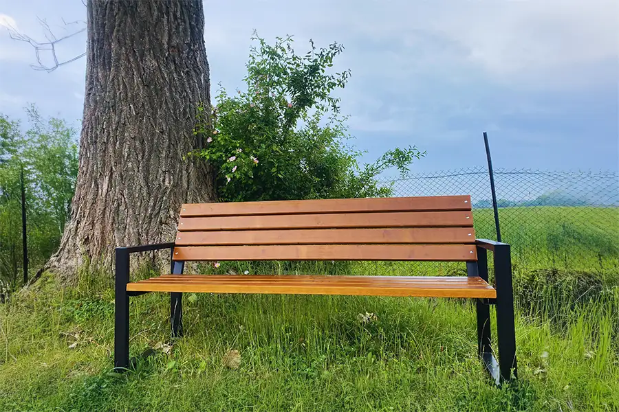 Ławka ogrodowa Lux (kasztan)