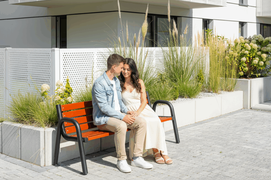 ławka ogrodowa Figa 196cm jarzębina